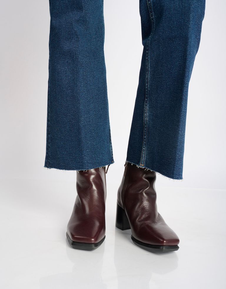 נעלי נשים - Yuko Imanishi - מגפונים עם עקב ORI - בורדו3