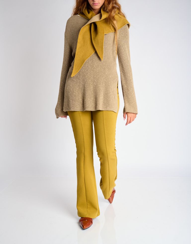 נעלי נשים - Yuko Imanishi - נעלי סירה שטוחות SASA - חום נחש2