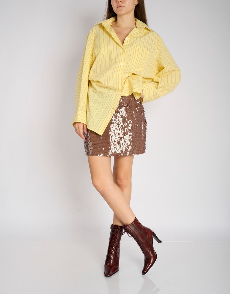 נעלי נשים - Jeffrey Campbell - מגפוני עקב BEBOLDU - חום כהה2