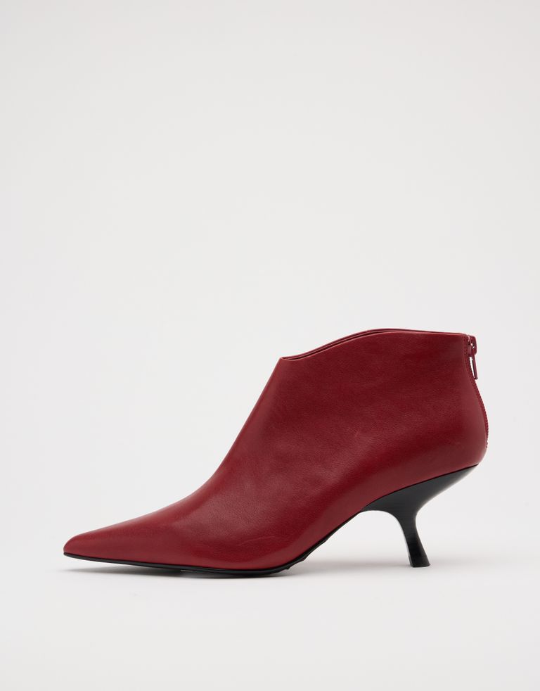 נעלי נשים - Jeffrey Campbell - מגפוני עקב HOOKED - בורדו3