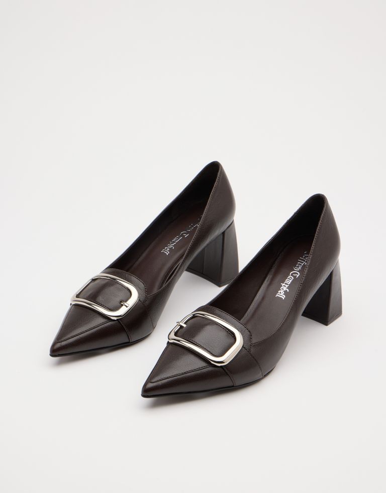 נעלי נשים - Jeffrey Campbell - נעלי עקב UNSIST - חום2