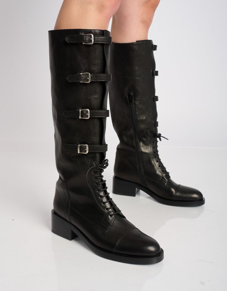 נעלי נשים - Jeffrey Campbell - מגפיים SHAMBLE - שחור3