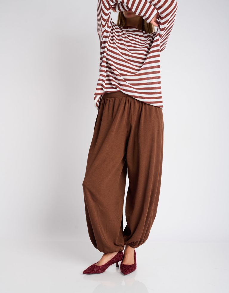 נעלי נשים -  - נעלי סירה עם עקב LOBELIA - בורדו2