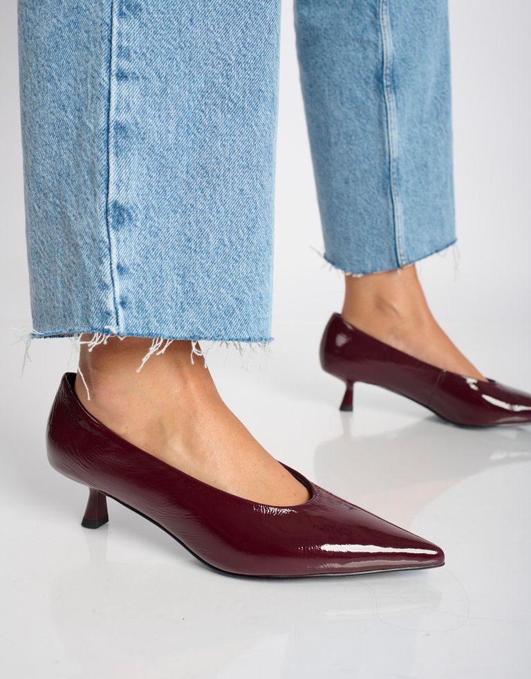 נעלי נשים -  - נעלי סירה TIARE - בורדו4