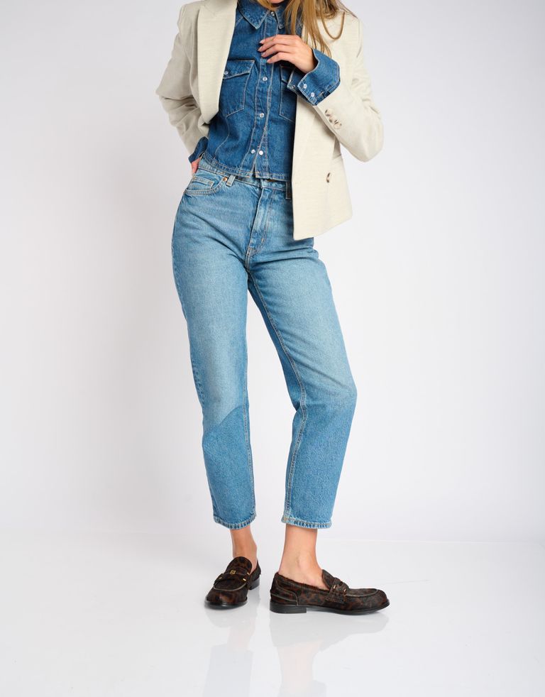 נעלי נשים - Bibi lou - נעלי מוקסין עם הדפס DALIA - נמר2