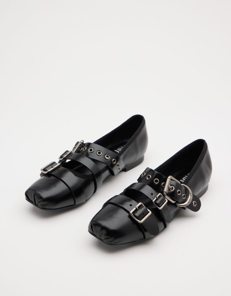 נעלי נשים - Bibi lou - נעלי סירה  שטוחות AGAVE - שחור3