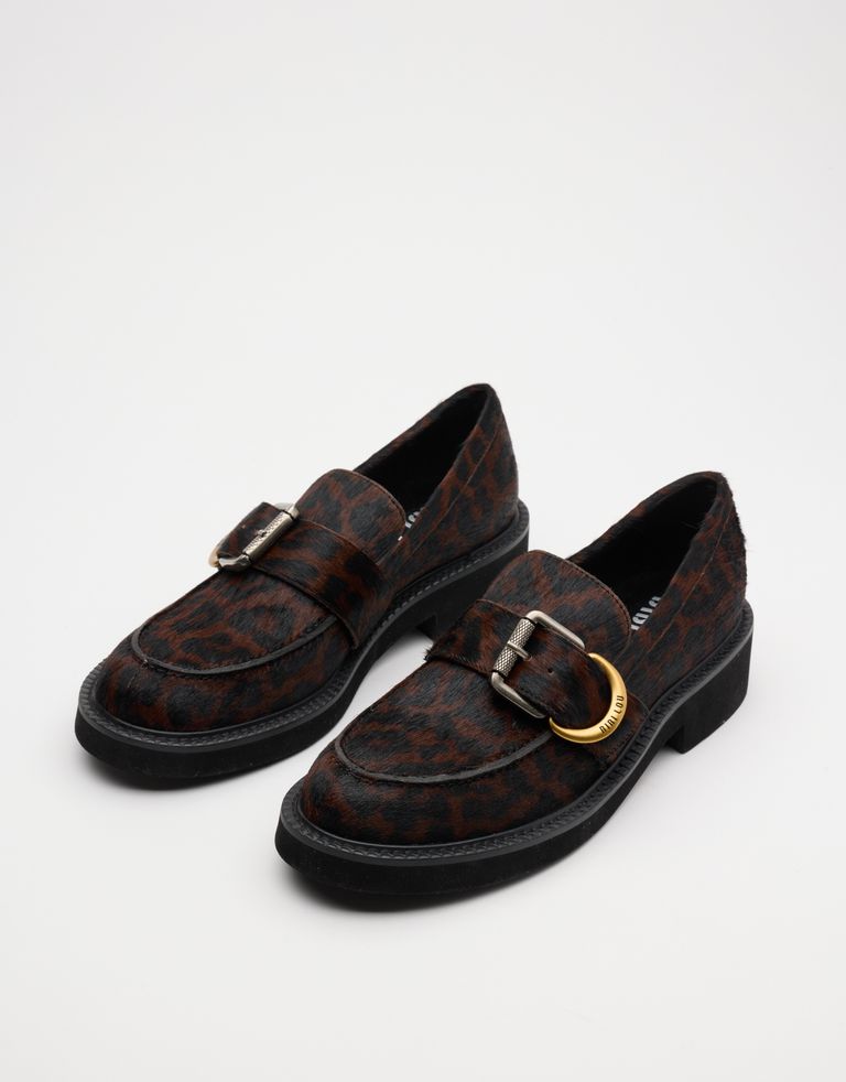 נעלי נשים - Bibi lou - נעלי מוקסין KIMIA - נמר1