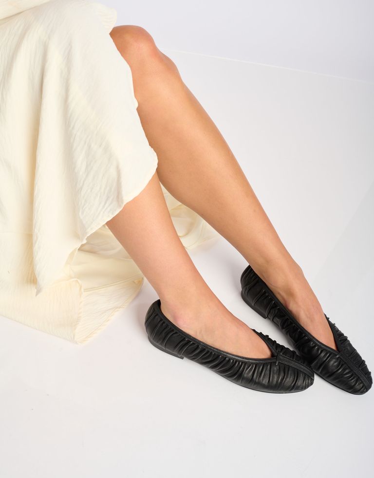 נעלי נשים - Bibi lou - נעלי סירה שטוחות RIGEL - שחור1