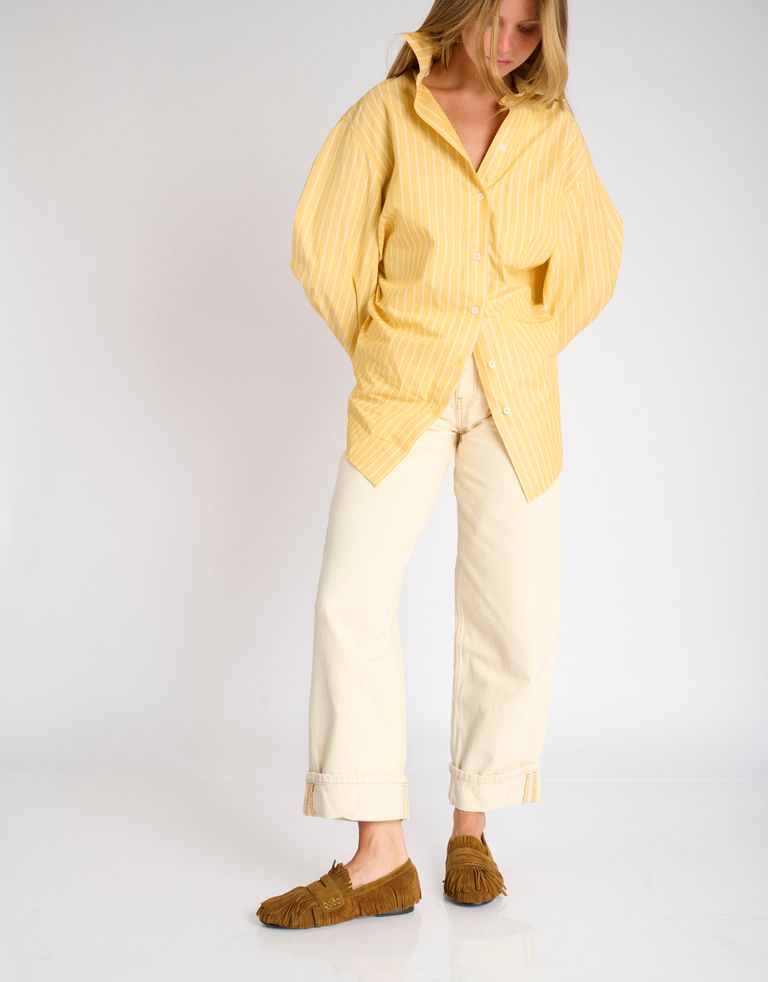 נעלי נשים -  - נעלי מוקסין MIZAR - קאמל2