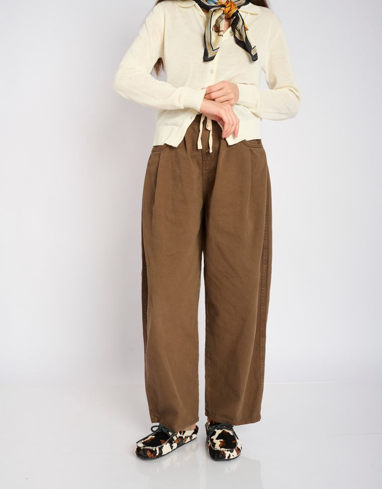 נעלי נשים -  - כפכפים עם הדפס ALEXIA - לבן   חום2