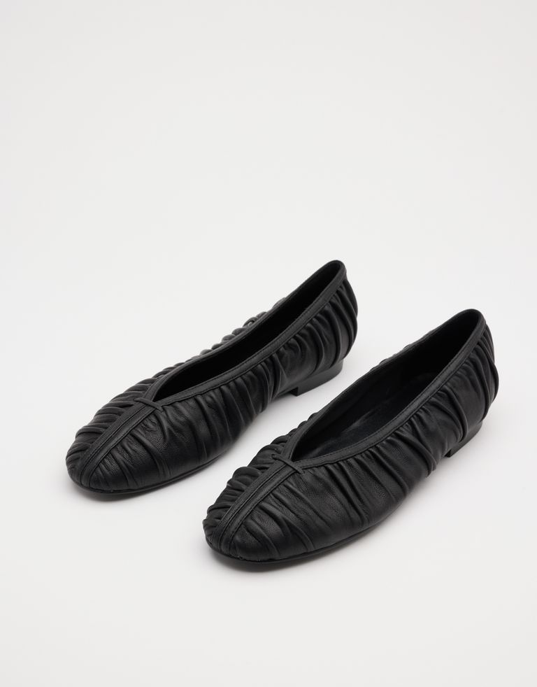 נעלי נשים - Bibi lou - נעלי סירה שטוחות RIGEL - שחור2