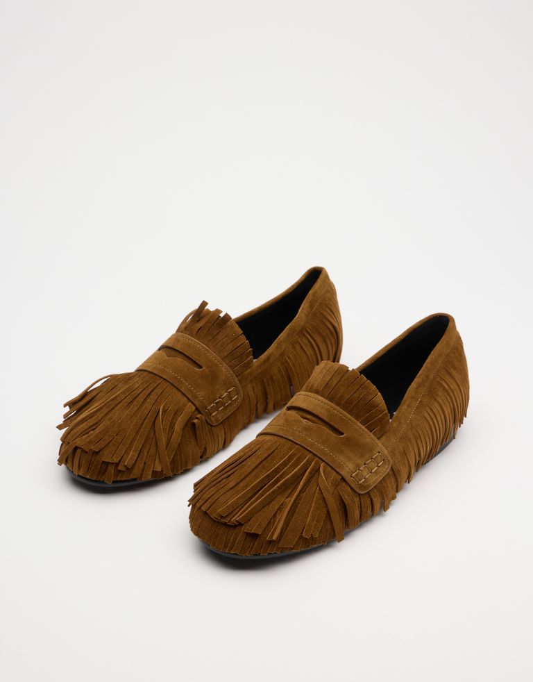 נעלי נשים -  - נעלי מוקסין MIZAR - קאמל3