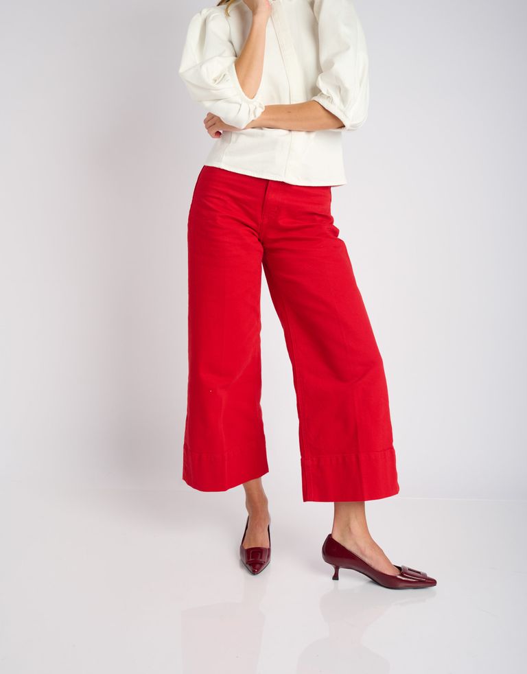 נעלי נשים -  - נעלי סירה עם עקב BONNIE - בורדו3