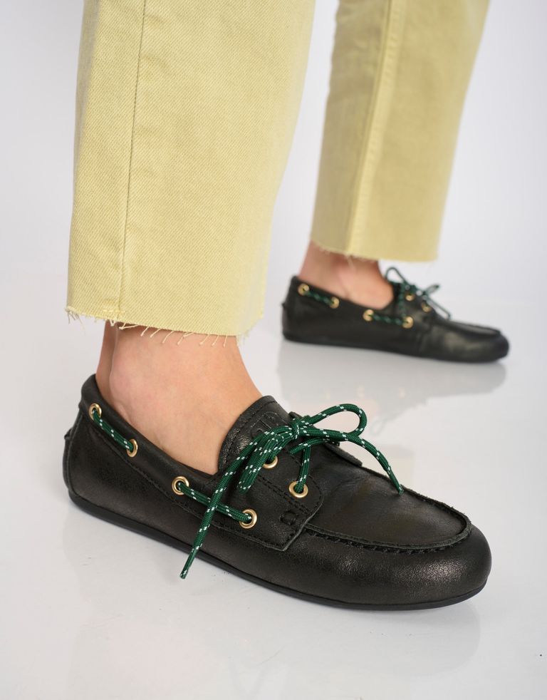 נעלי נשים - Bibi lou - נעלי מוקסין TANA - שחור3