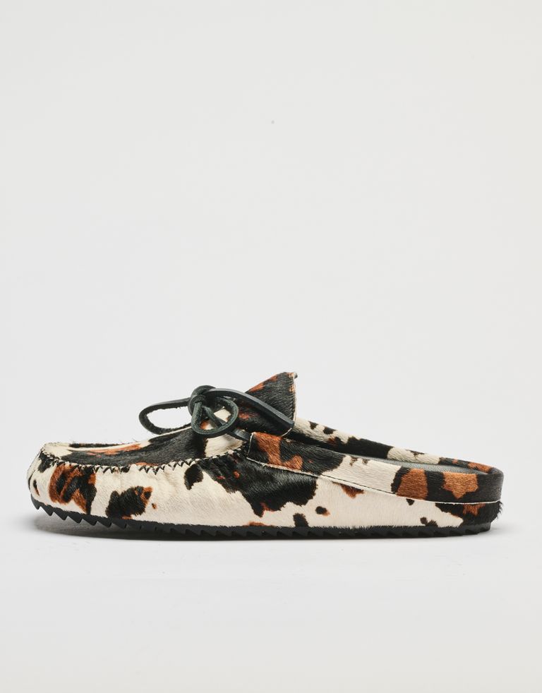 נעלי נשים -  - כפכפים עם הדפס ALEXIA - לבן   חום3