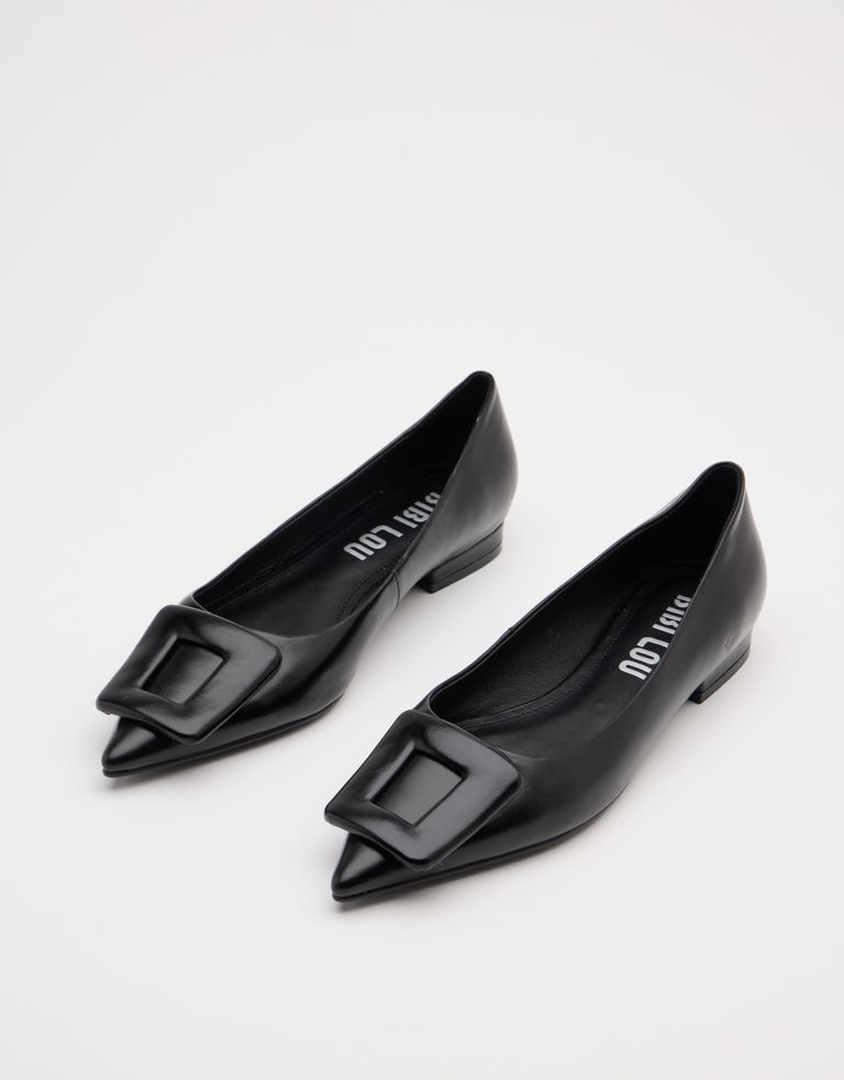 נעלי נשים -  - נעלי סירה שטוחות BONNIE - שחור4