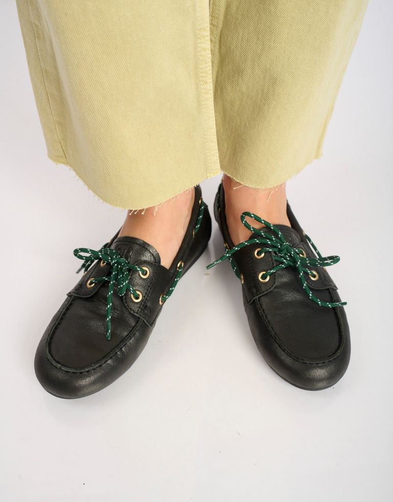 נעלי נשים - Bibi lou - נעלי מוקסין TANA - שחור4