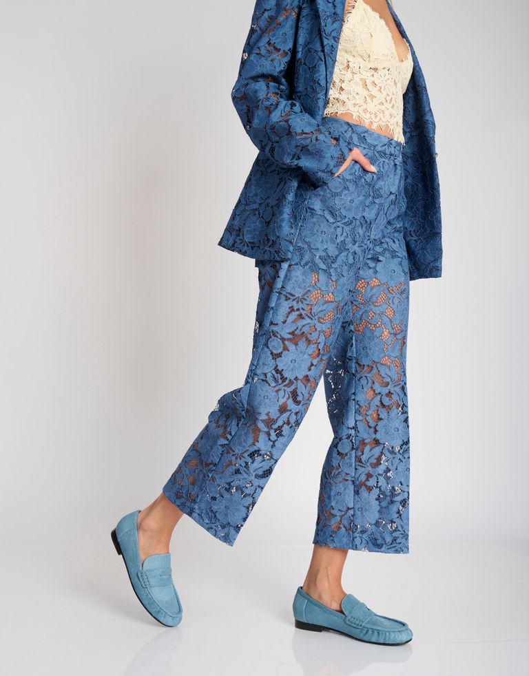 נעלי נשים - Bibi lou - נעלי מוקסין פוני LYRA - תכלת1