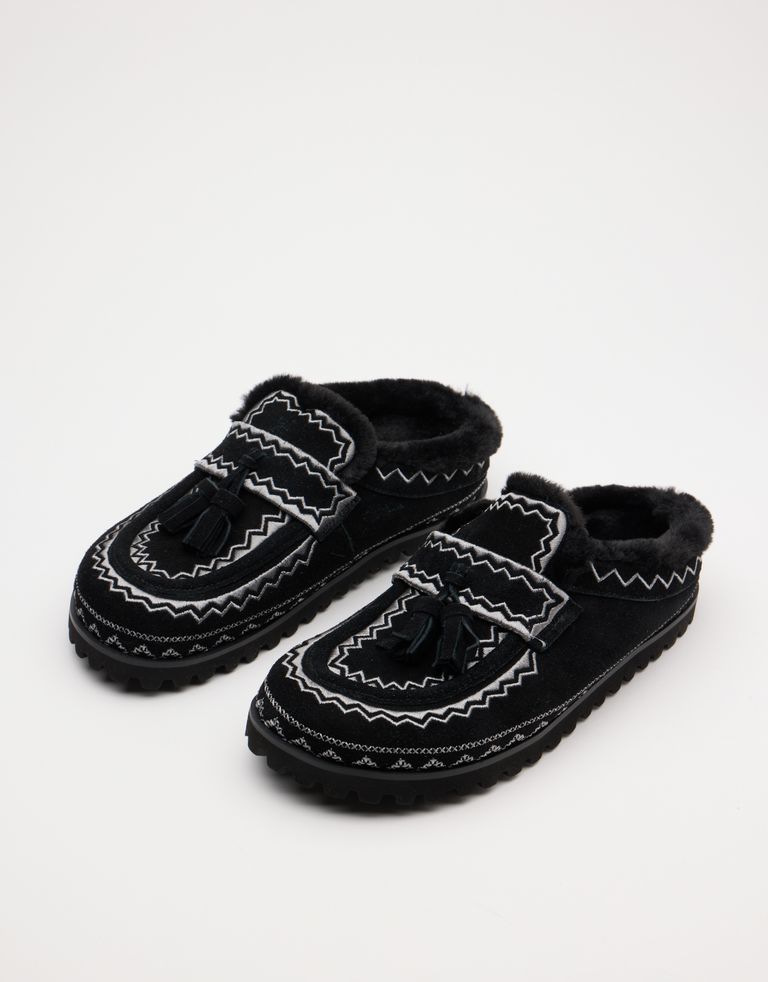 נעלי נשים -  - כפכפי זמש MERAK - שחור4