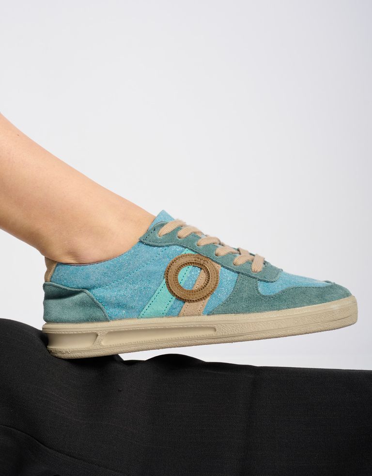נעלי נשים - Aro - סניקרס קנבס FINCA - כחול2