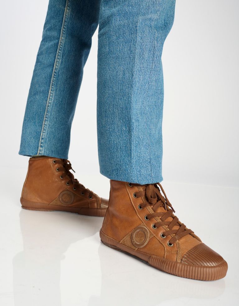 נעלי נשים - Aro - סניקרס גבוהות CHARLIE - חום4