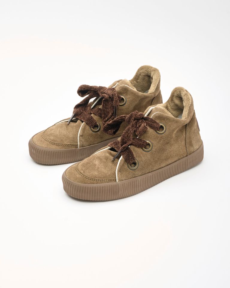 נעלי נשים - Aro - מגפונים עם שרוכים NOELLE - חום4