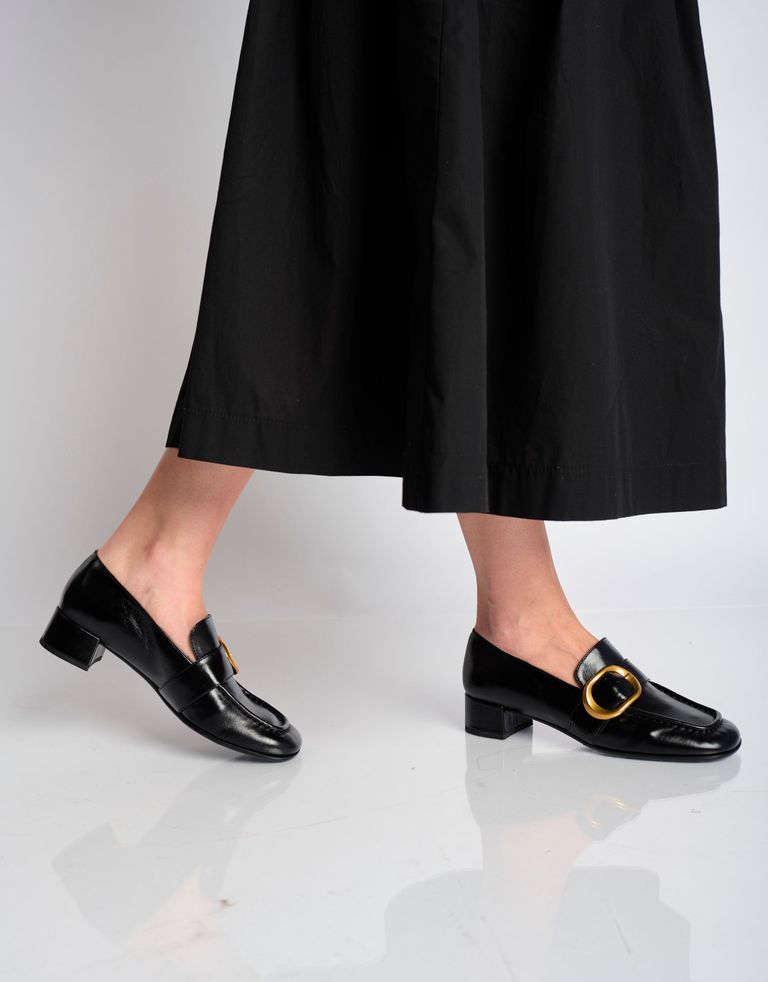 נעלי נשים - Jeffrey Campbell - נעלי מוקסין DOCILE - שחור3