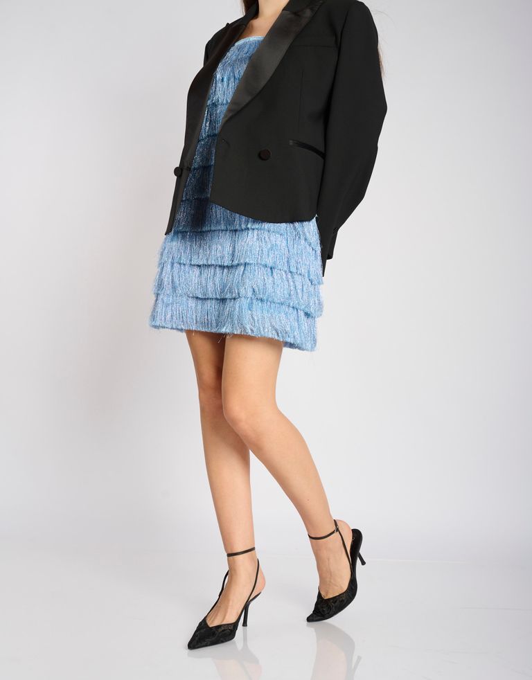 נעלי נשים - Jeffrey Campbell - נעלי סירה תחרה EXEC-L - שחור2