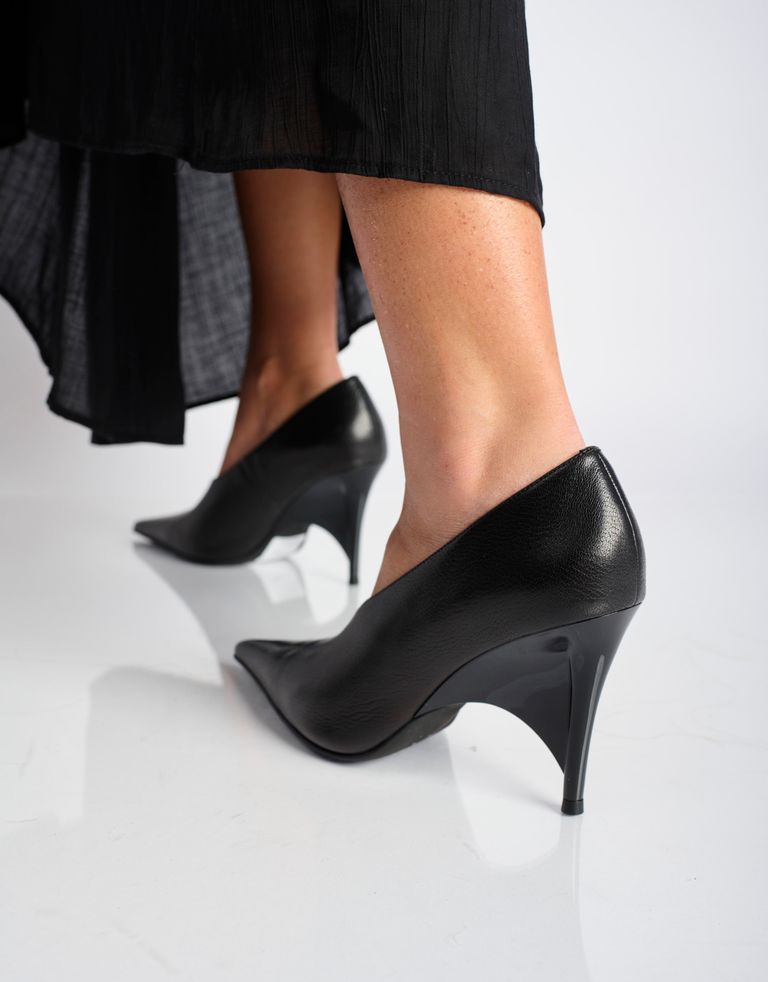 נעלי נשים - Jeffrey Campbell - נעלי עקב INVADER - שחור4