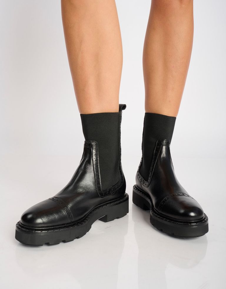 נעלי נשים - Mjus - מגפוני צ'לסי REBECCA - שחור4