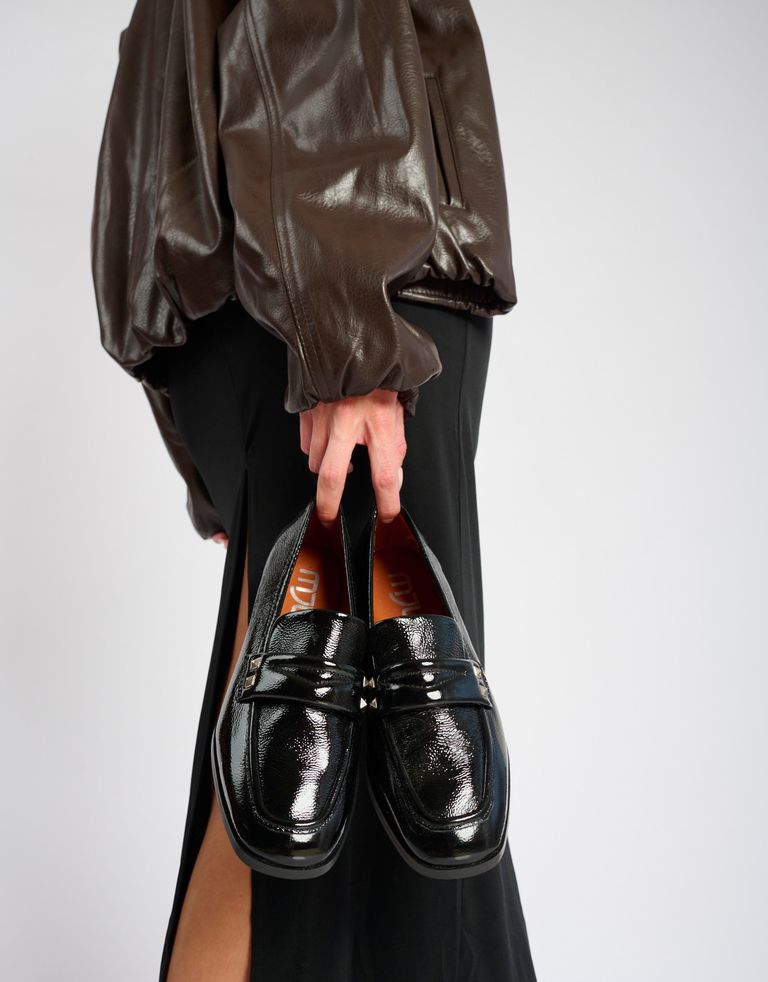 נעלי נשים - Mjus - נעלי מוקסין VOLTERRA - שחור1