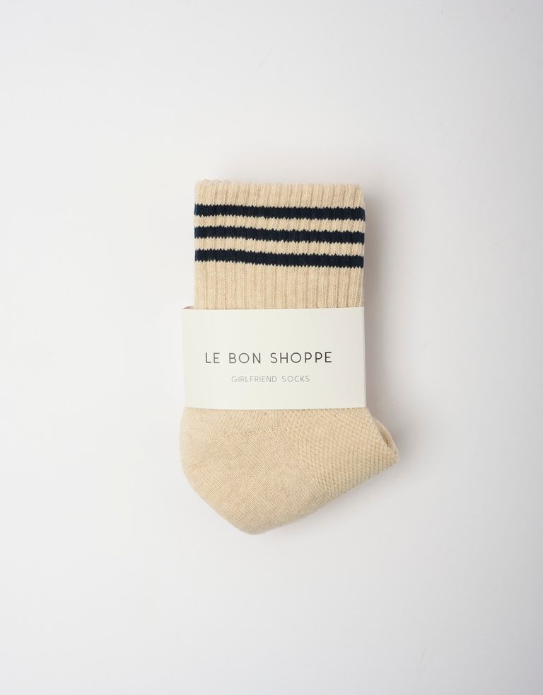 נעלי נשים -  - גרביים GIRLFRIEND - בז'3