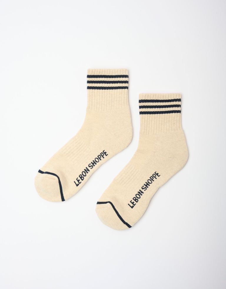 נעלי נשים -  - גרביים GIRLFRIEND - בז'4