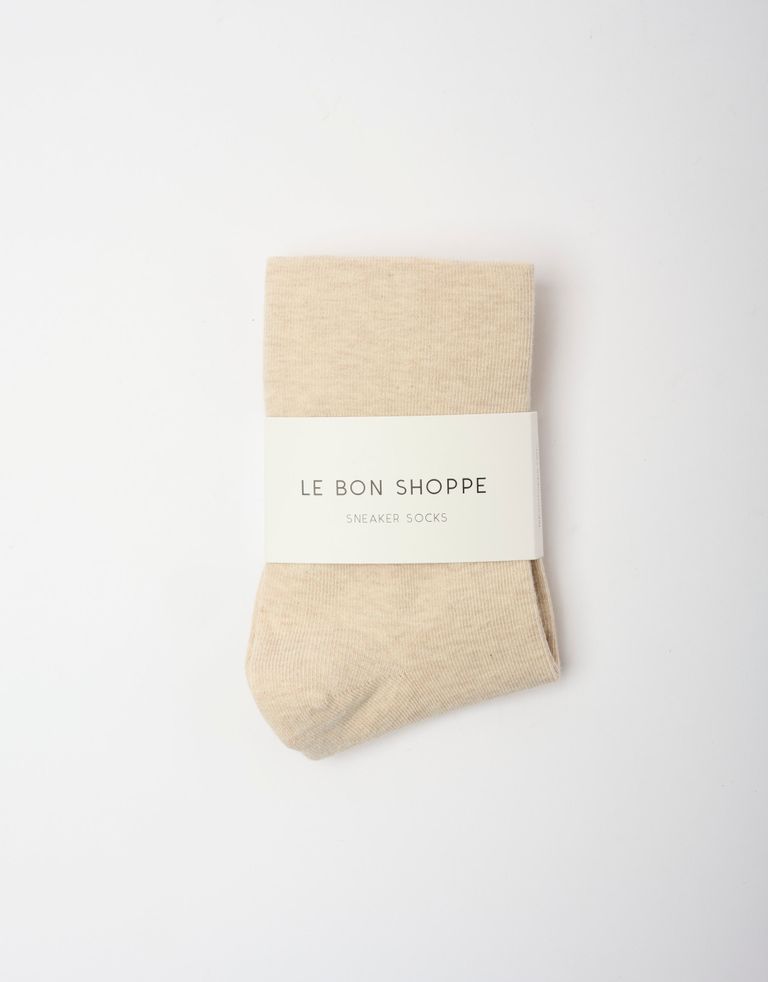 נעלי נשים - Le Bon Shoppe - גרביים SNEAKER - בז'3
