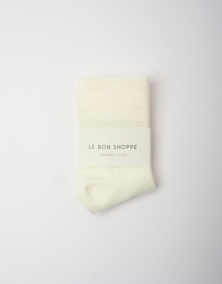 נעלי נשים - Le Bon Shoppe - גרביים SNEAKER - לבן1