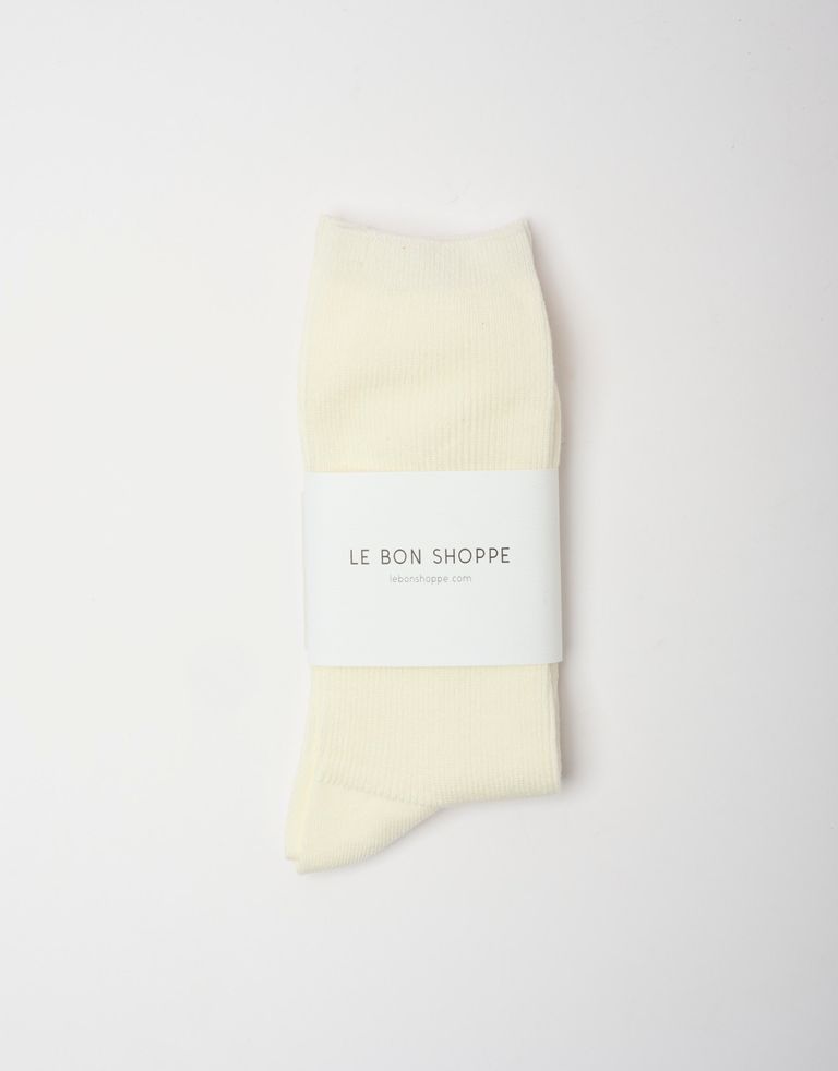 נעלי נשים - Le Bon Shoppe - גרביים TROUSER - לבן1