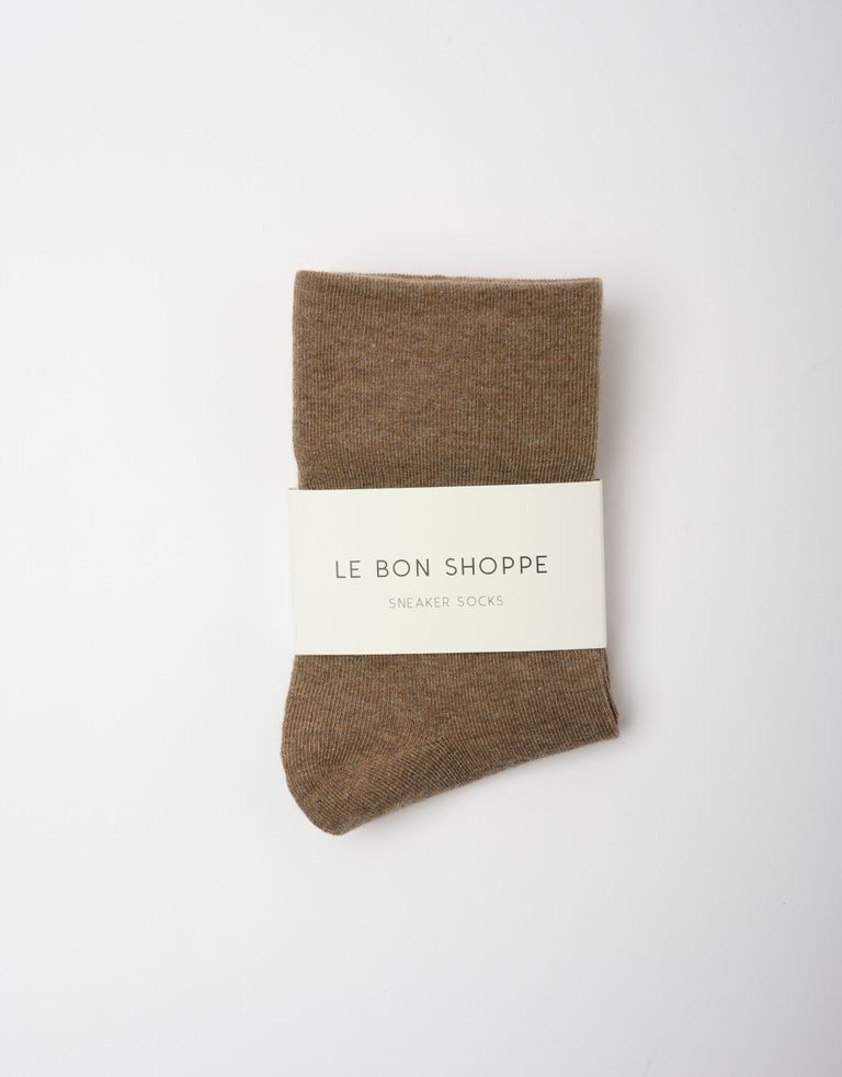 נעלי נשים - Le Bon Shoppe - גרביים SNEAKER - חום1