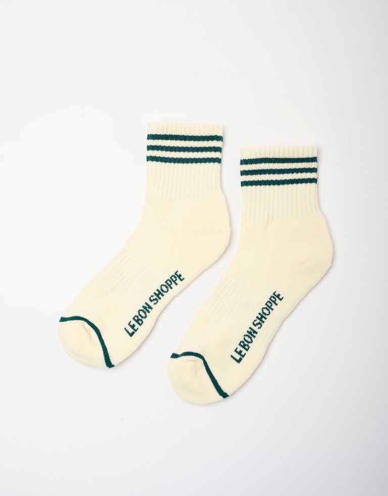 נעלי נשים - Le Bon Shoppe - גרביים GIRLFRIEND - לבן2