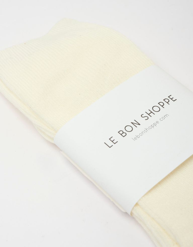 נעלי נשים - Le Bon Shoppe - גרביים TROUSER - לבן2