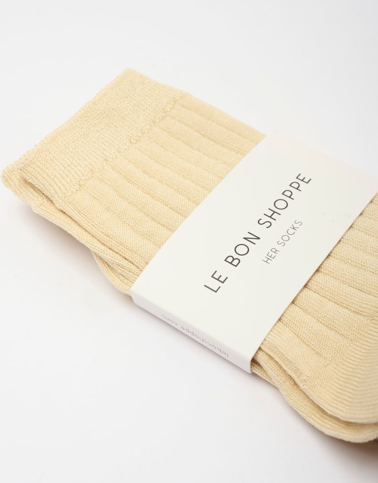 נעלי נשים - Le Bon Shoppe - גרביים HER - בז'4