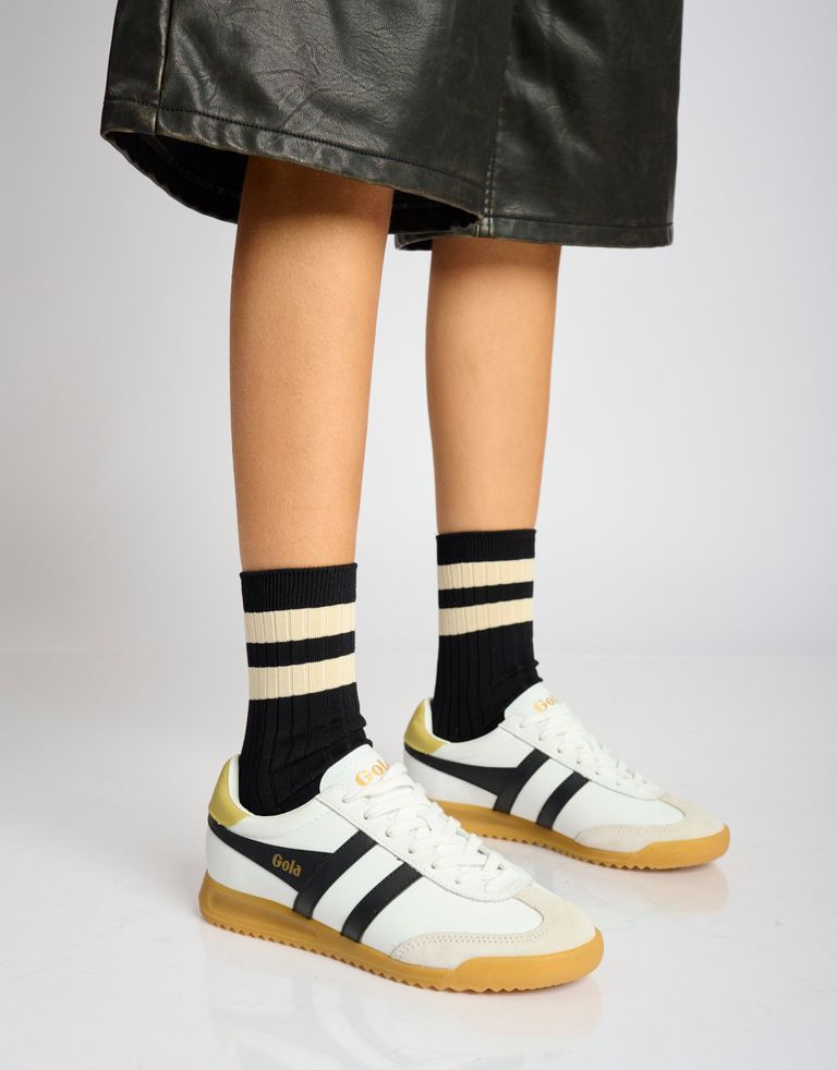 נעלי נשים - Le Bon Shoppe - גרביים HER VARSITY - שחור4