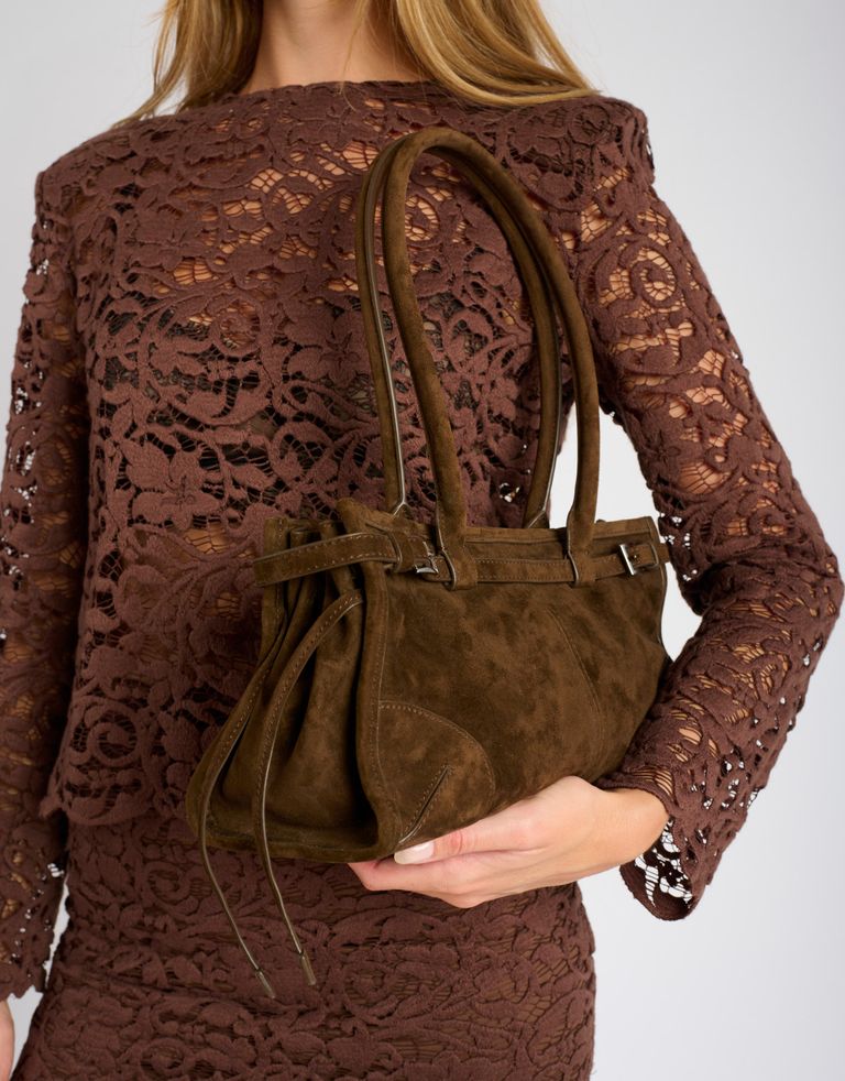 נעלי נשים - Jeffrey Campbell - תיק צד  PESKY - חום1