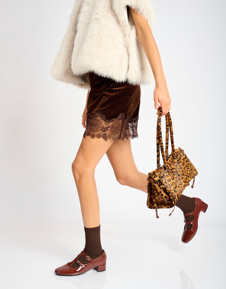 נעלי נשים - Jeffrey Campbell - תיק צד  PESKY - נמר3