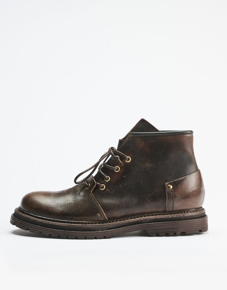 נעלי גברים - A.S. 98 - נעלי עור גבוהות STATIC - אפור2