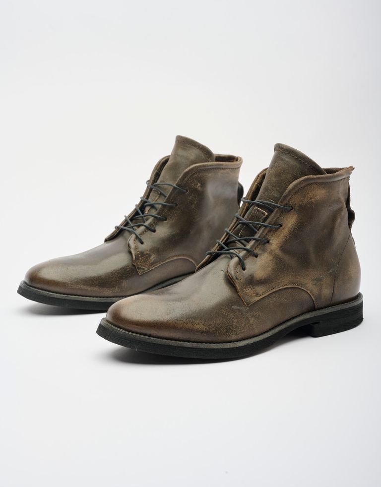 נעלי גברים - A.S. 98 - נעליים גבוהות CLASH - אפור כהה4