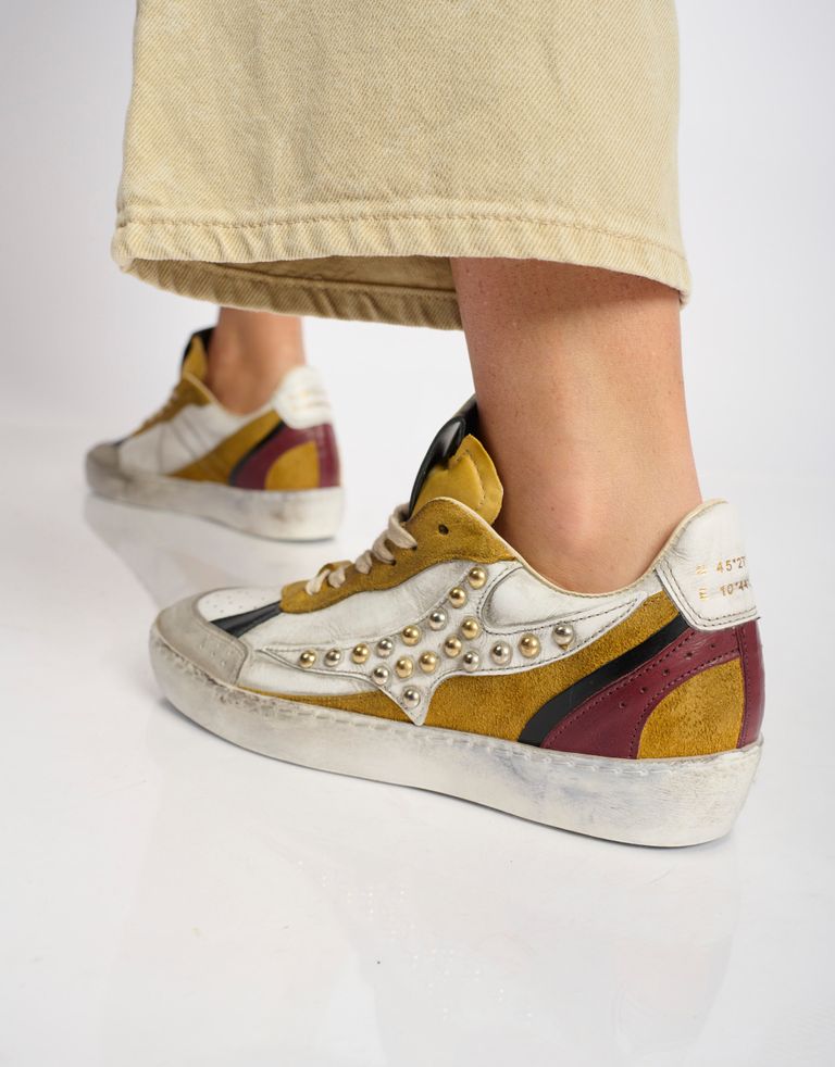 נעלי נשים - A.S. 98 - סניקרס GOBACK - קאמל2