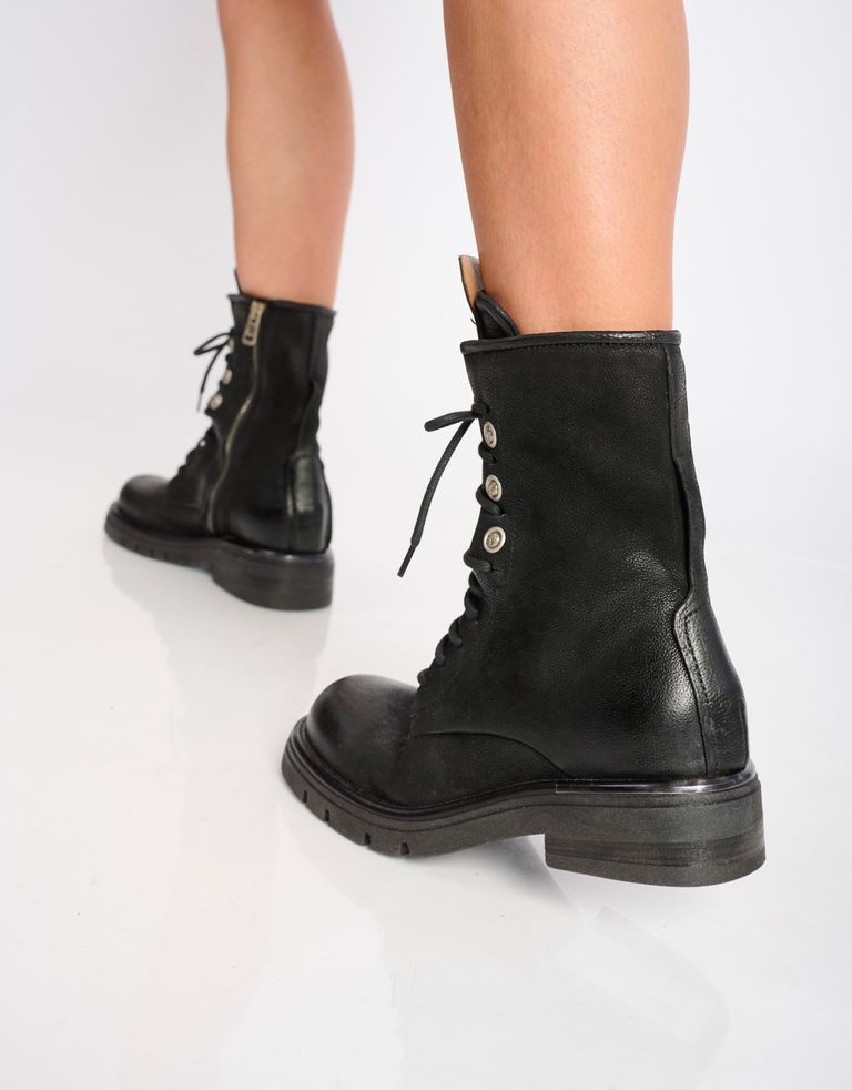 נעלי נשים - A.S. 98 - מגפונים עם שרוכים RUBY - שחור4