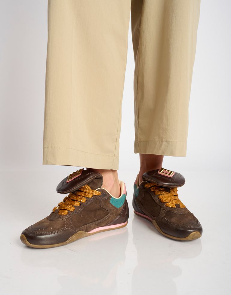 נעלי נשים - A.S. 98 - סניקרס TURBIN - חום   ורוד3