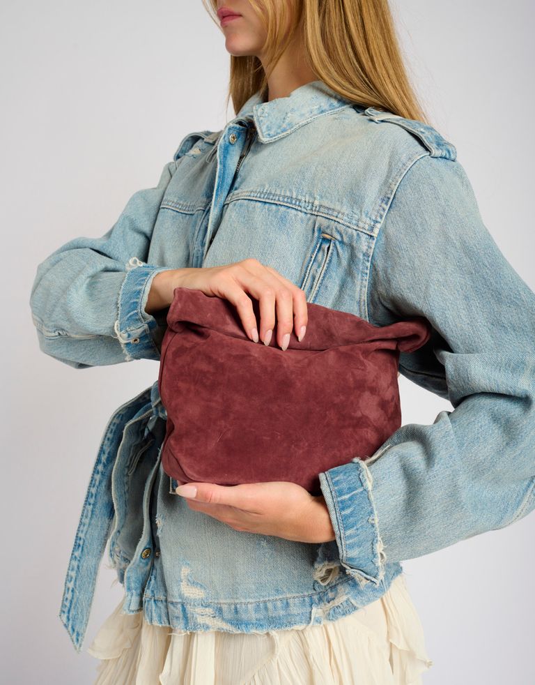 נעלי נשים - A.S. 98 - תיק קלאטצ' KARINA - בורדו1