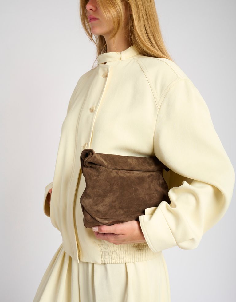 נעלי נשים - A.S. 98 - תיק קלאטצ' KARINA - חום כהה1